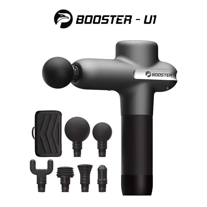 Перкусійний масажер для тіла та м'язів, ручний масажний пістолет Booster U1