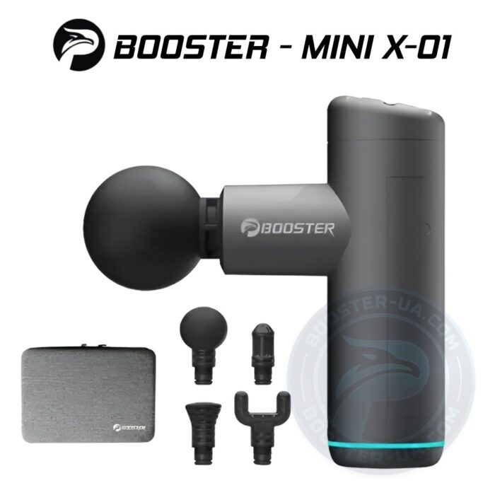 Ударний перкусійний масажер для тіла Booster Mini X-01 масажер